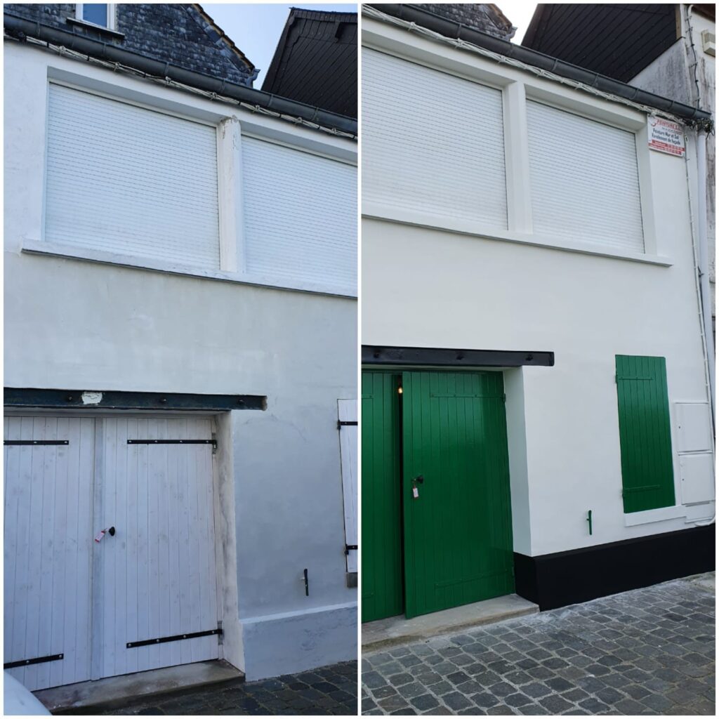 Façade nettoyée et rénovée par Peinture S.L